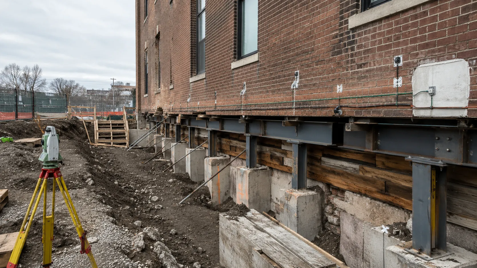 Adjacent Structure Protection in Halton Hills, Ontario, completed by Harrowgate Group