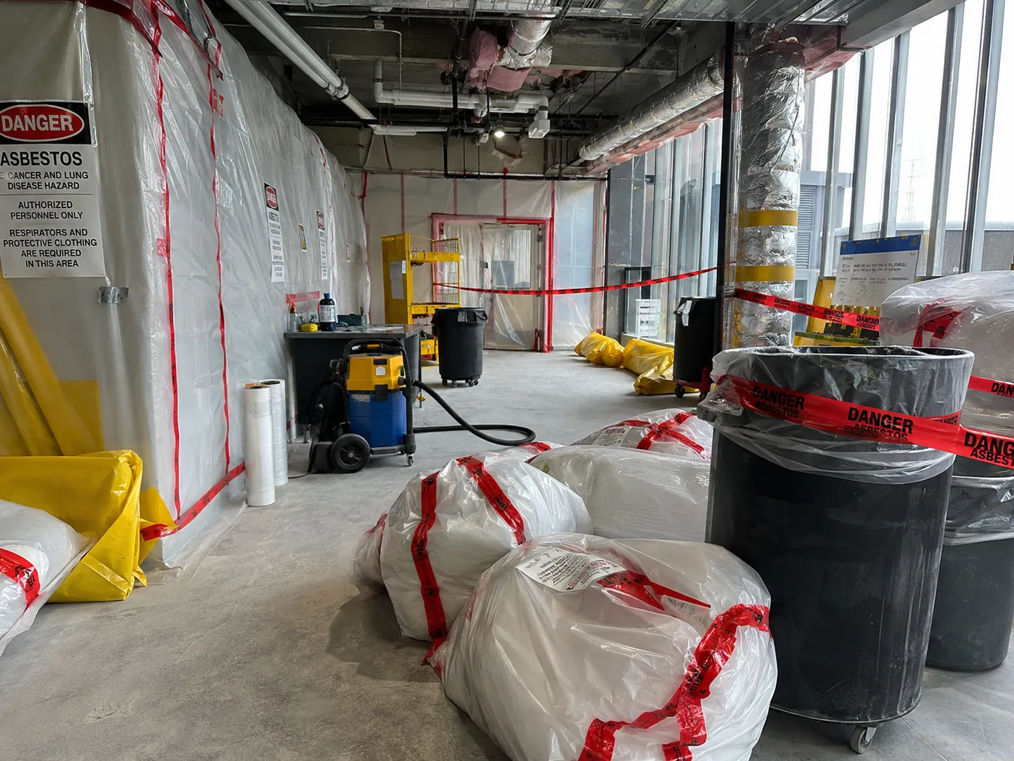 Completed Asbestos Abatement installation in Barrie by Harrowgate Group