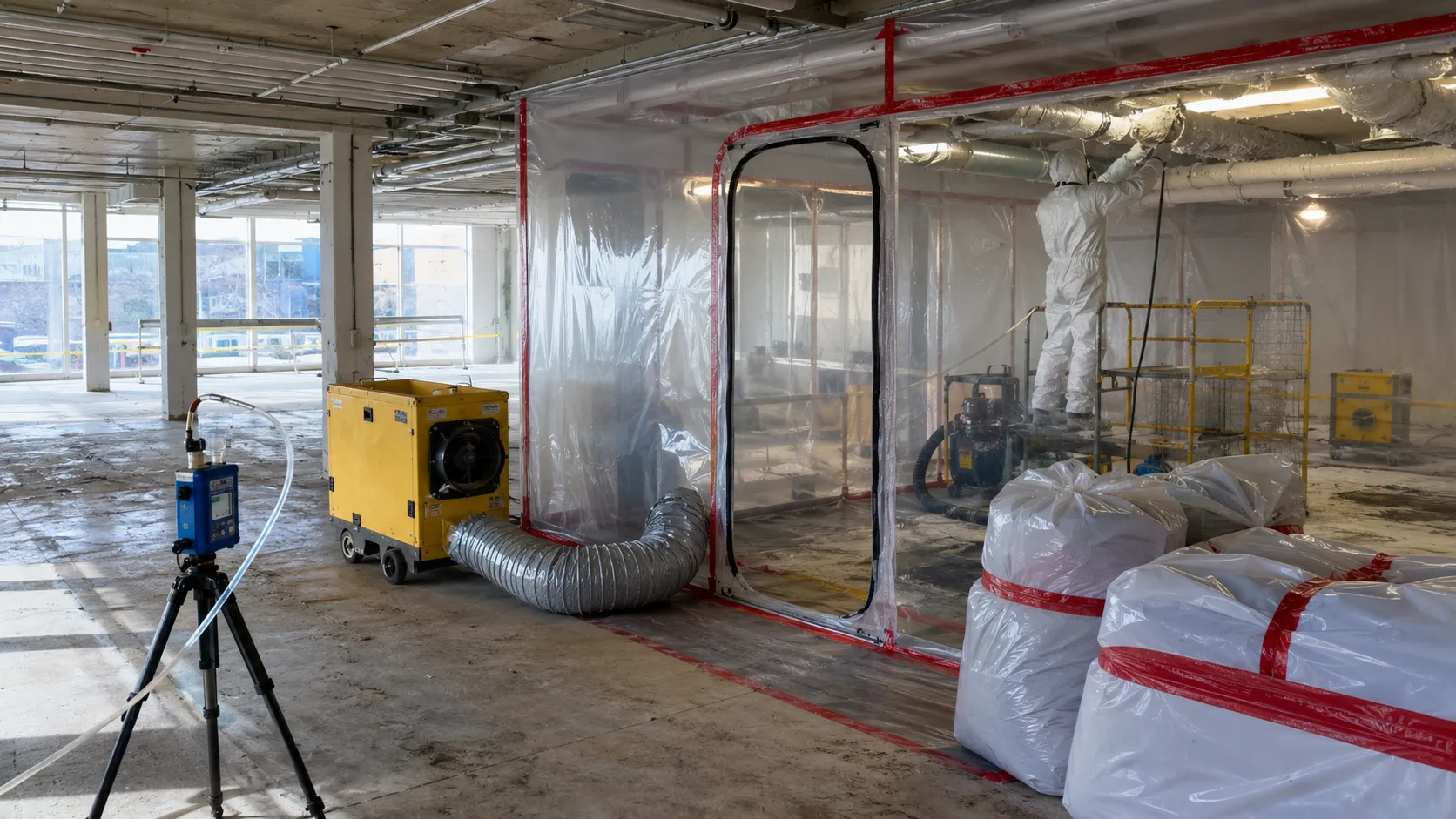 Asbestos Abatement, self-performed and completed by Harrowgate Group