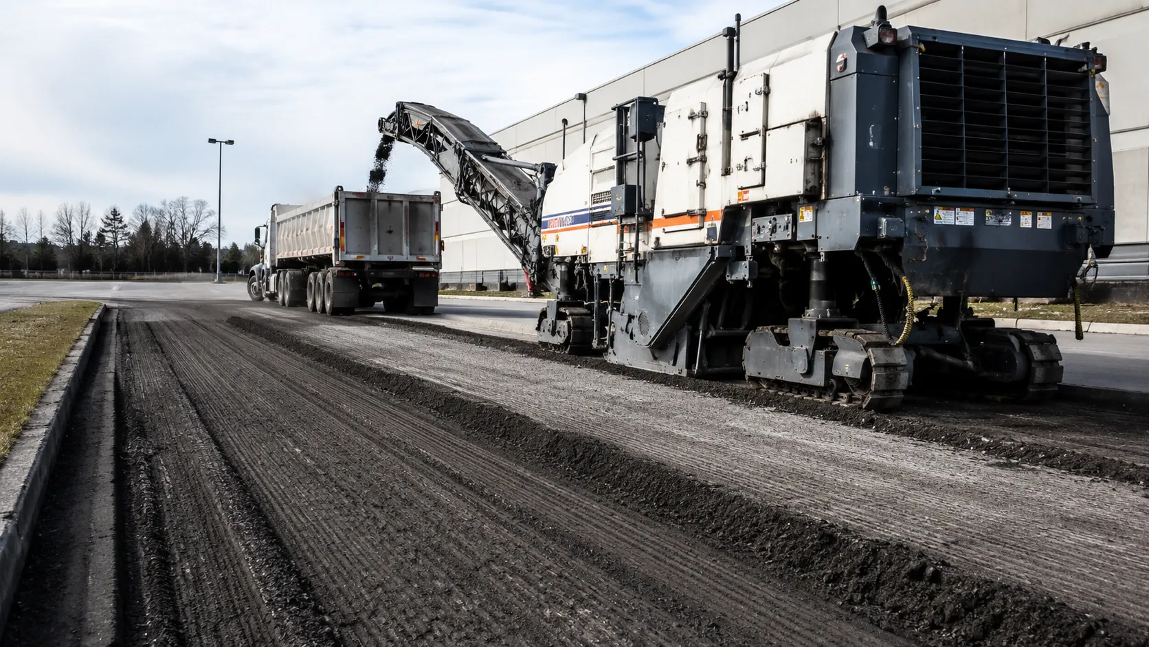 Asphalt Milling in Markham, Ontario, self-performed and completed by Harrowgate Group