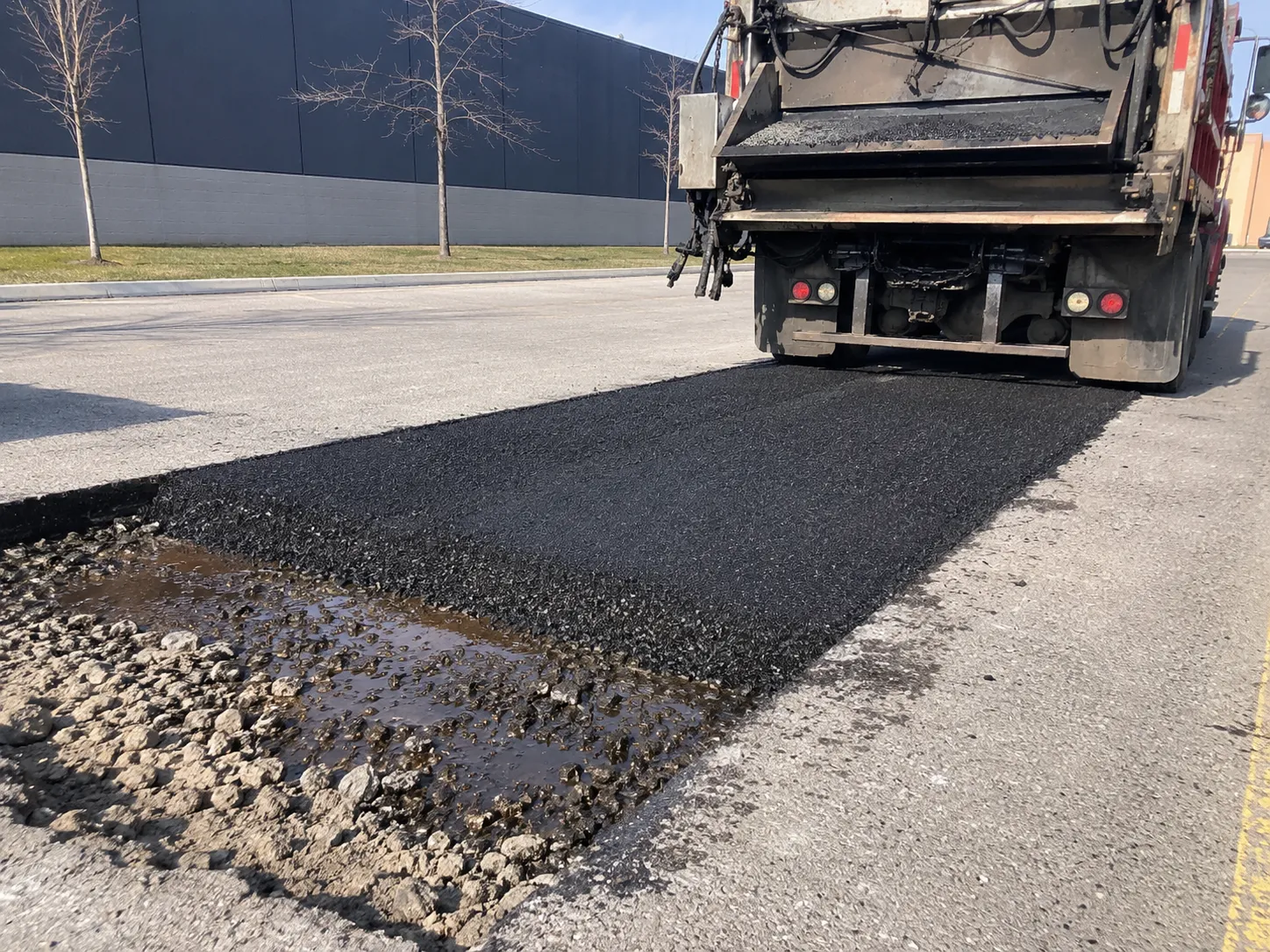 Completed Asphalt Repair and Patching installation in Markham by Harrowgate Group