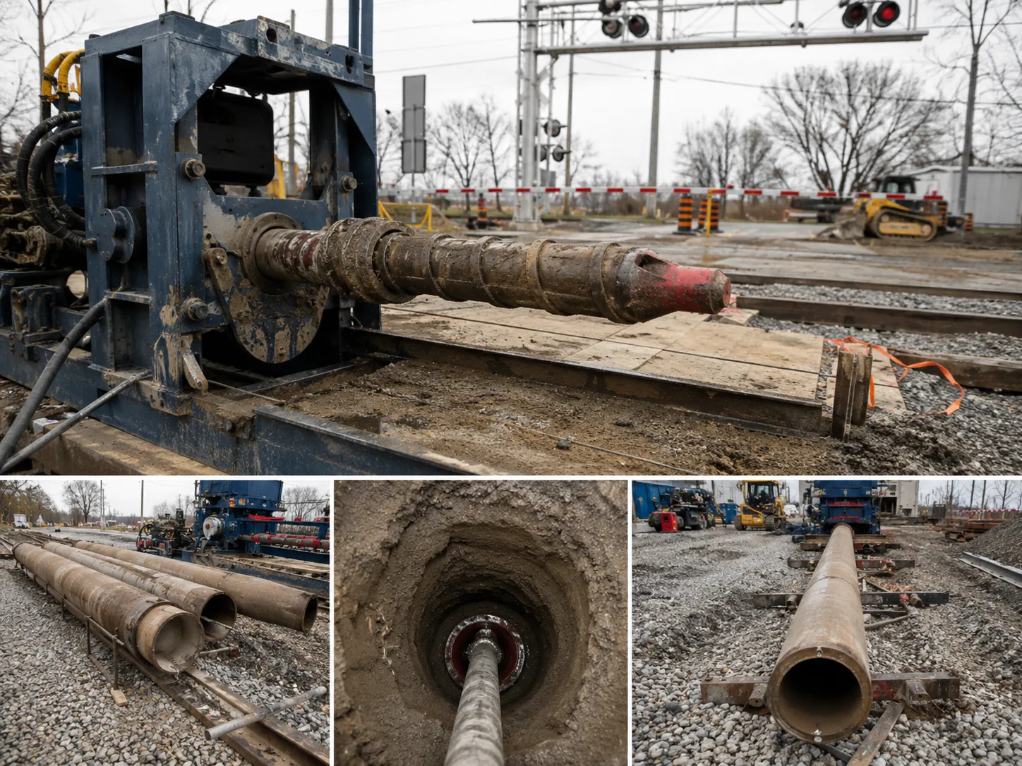 Completed Auger Boring and Pipe Ramming installation in St. Catharines by Harrowgate Group
