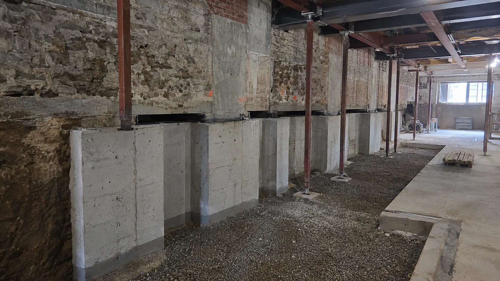 Basement Lowering and Underpinning in Aurora, Ontario, completed by Harrowgate Group