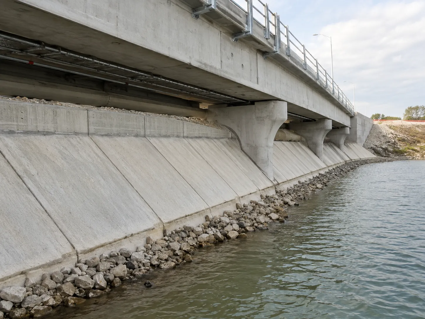 Bridge and Structure Concrete being built and completed on site by Harrowgate Group