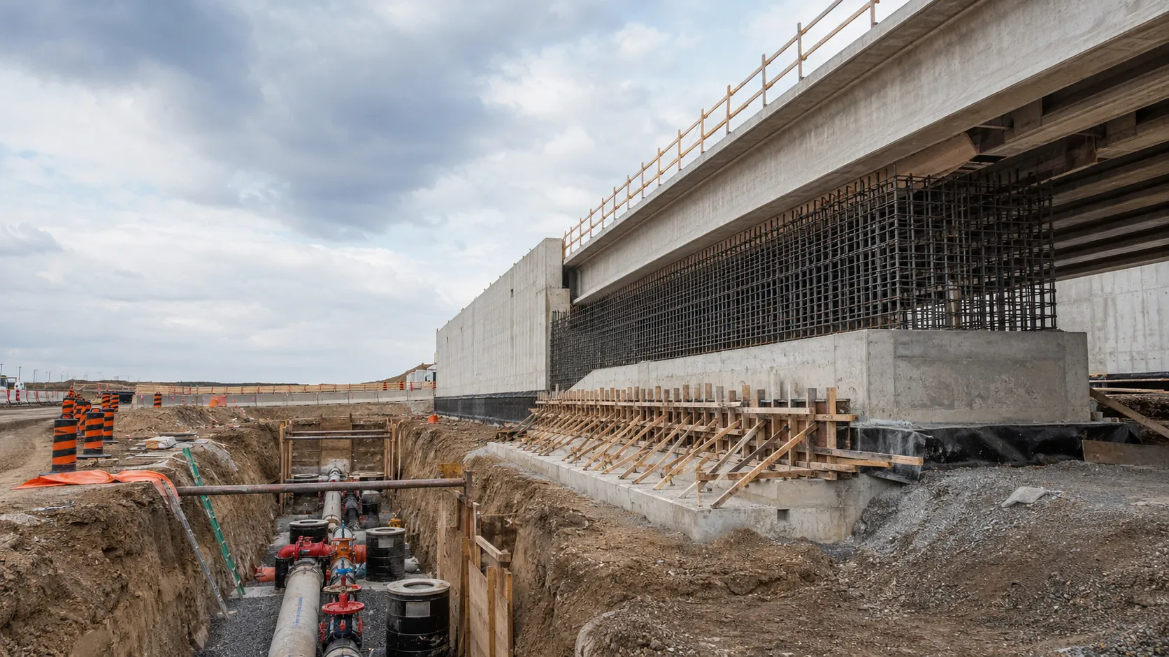 Bridge and Structure Concrete, self-performed and completed by Harrowgate Group