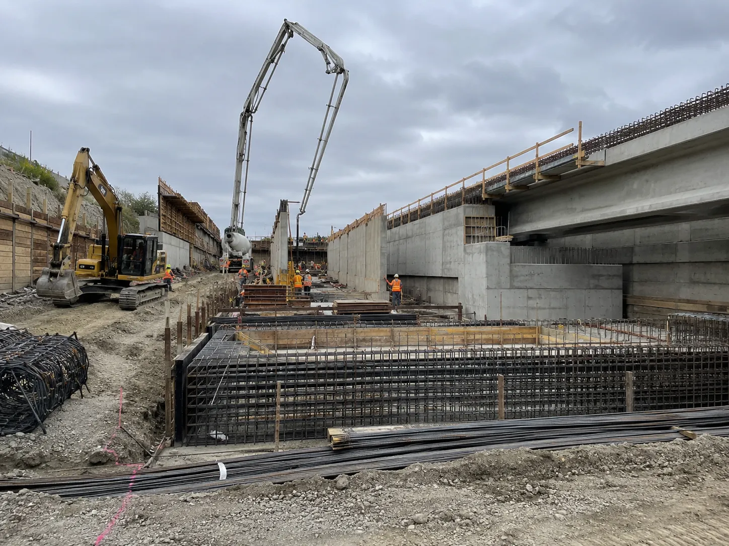 Completed Bridge and Structure Concrete installation by Harrowgate Group