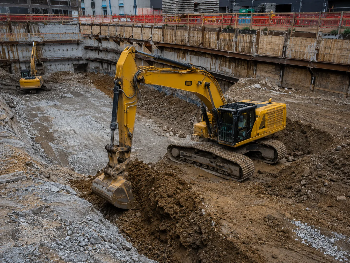 Bulk and Foundation Excavation in Aurora being built and completed on site by Harrowgate Group