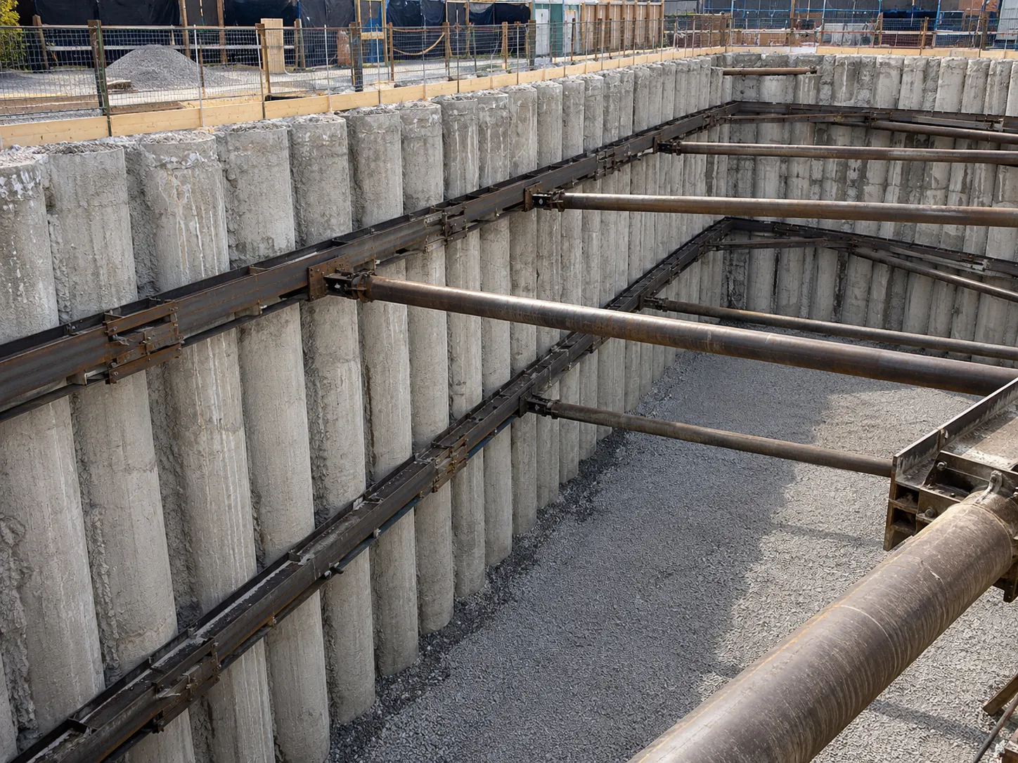 How we perform caisson wall construction by Harrowgate Group