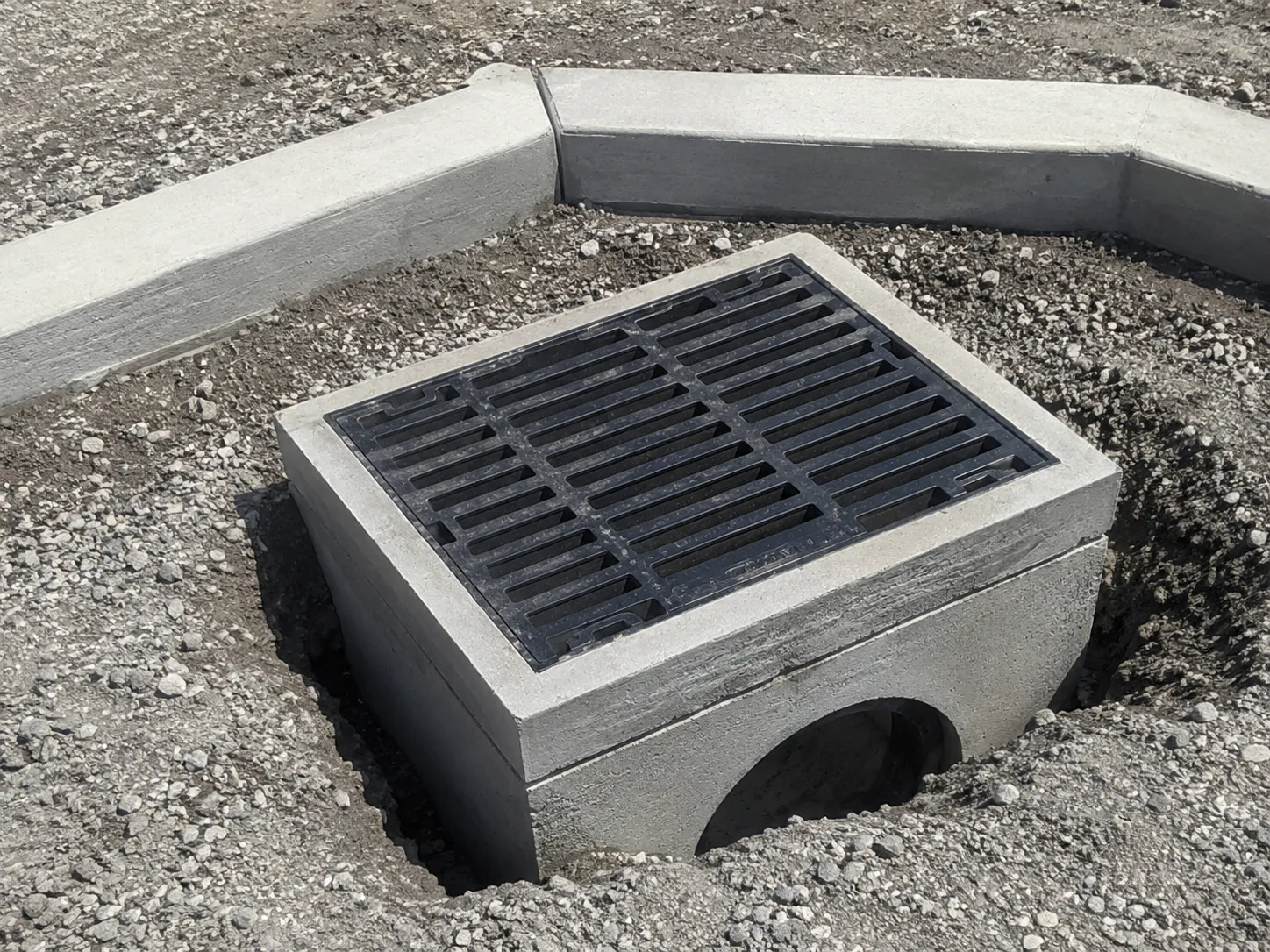 Catch Basin Repair and Replacement in Aurora being built and completed on site by Harrowgate Group