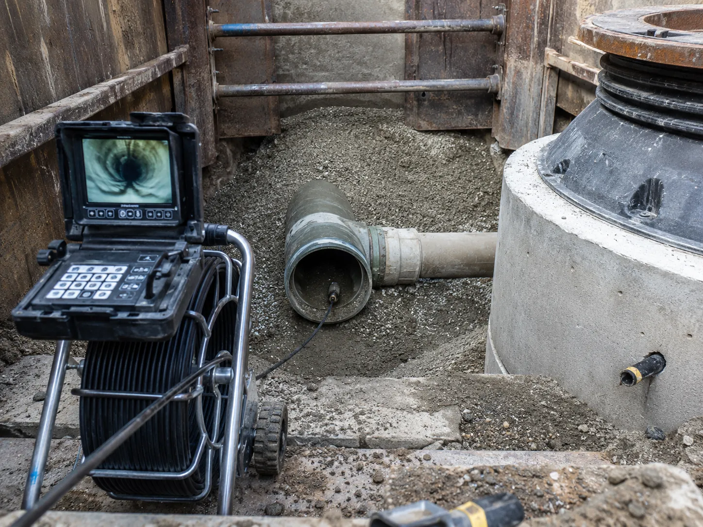 CCTV Sewer Inspection in Aurora being built and completed on site by Harrowgate Group