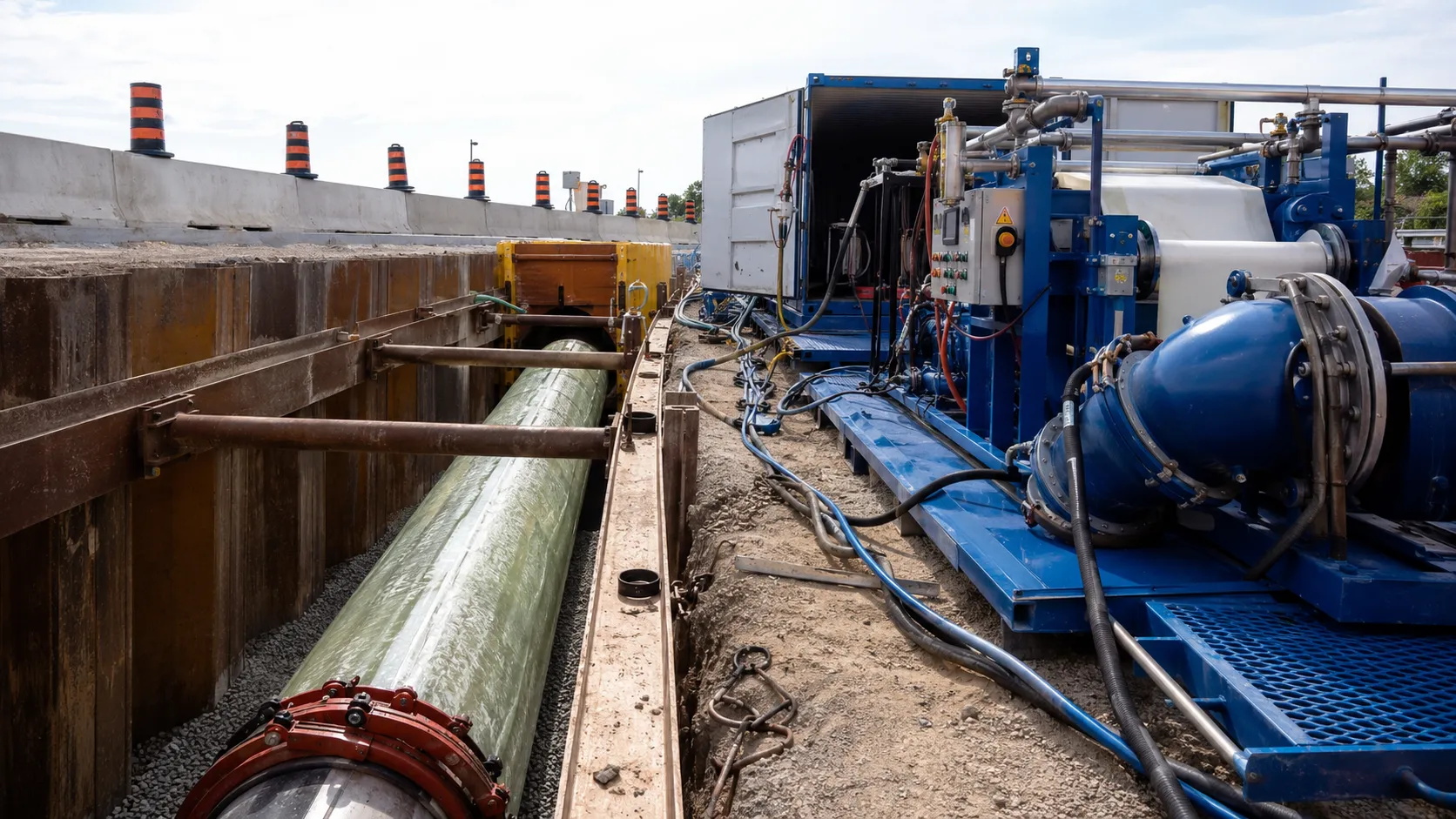 CIPP Pipe Lining in Mississauga, Ontario, self-performed and completed by Harrowgate Group