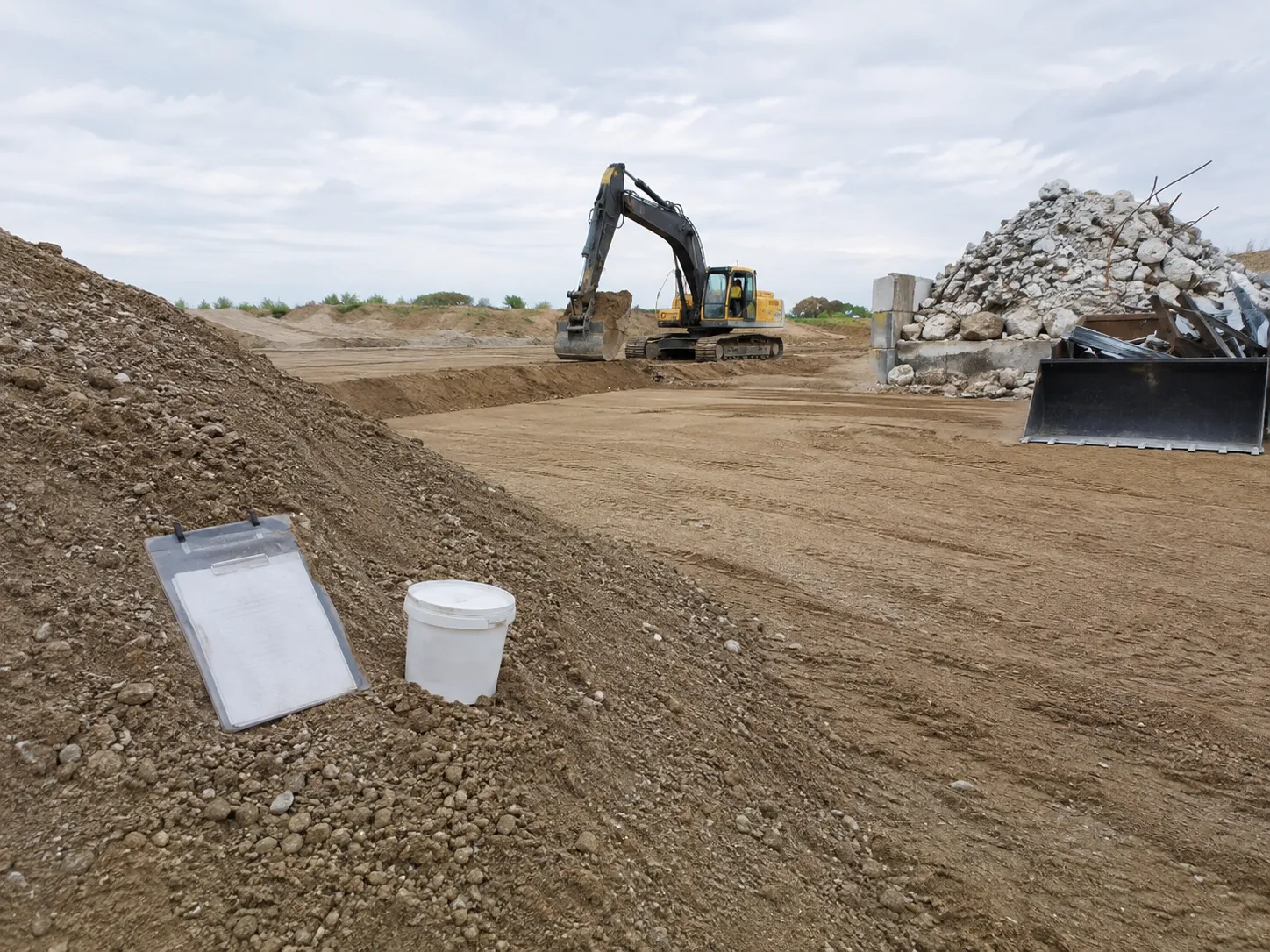 Clean Fill Supply and Disposal being built and completed on site by Harrowgate Group