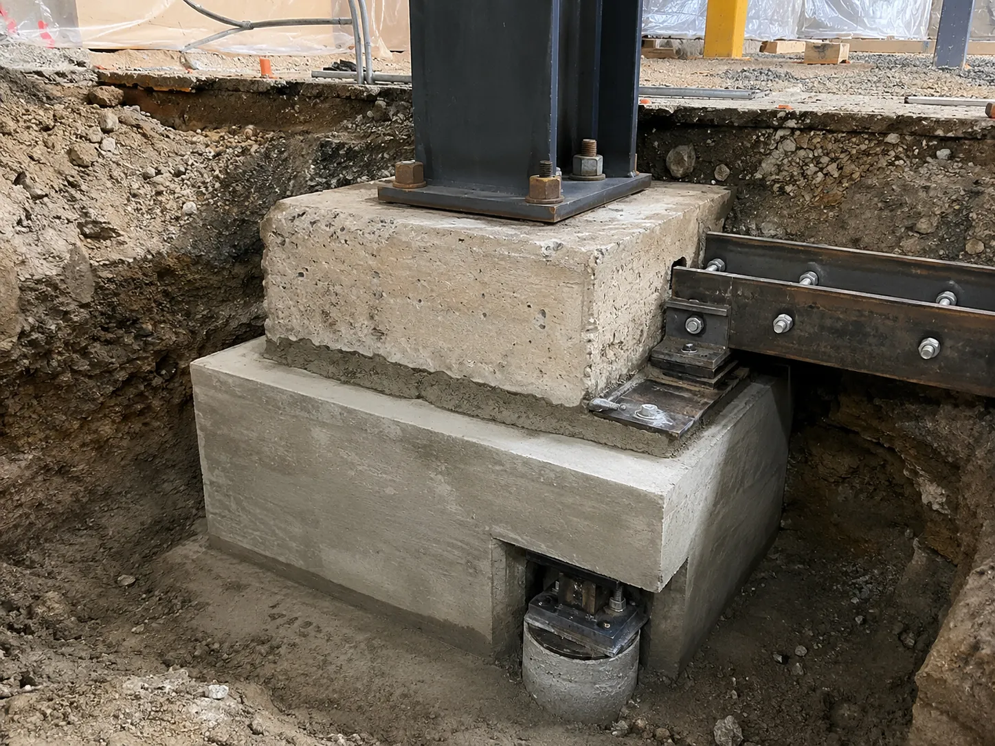 Column and Pad Underpinning in Ajax being built and completed on site by Harrowgate Group
