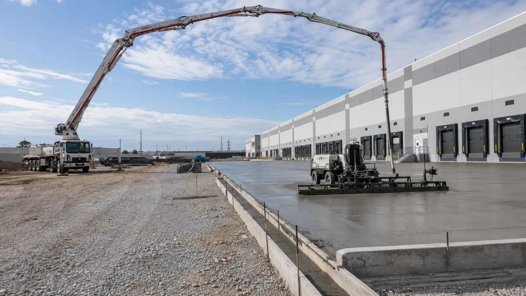 Commercial Concrete Contractor in Pickering, Ontario, self-performed and completed by Harrowgate Group