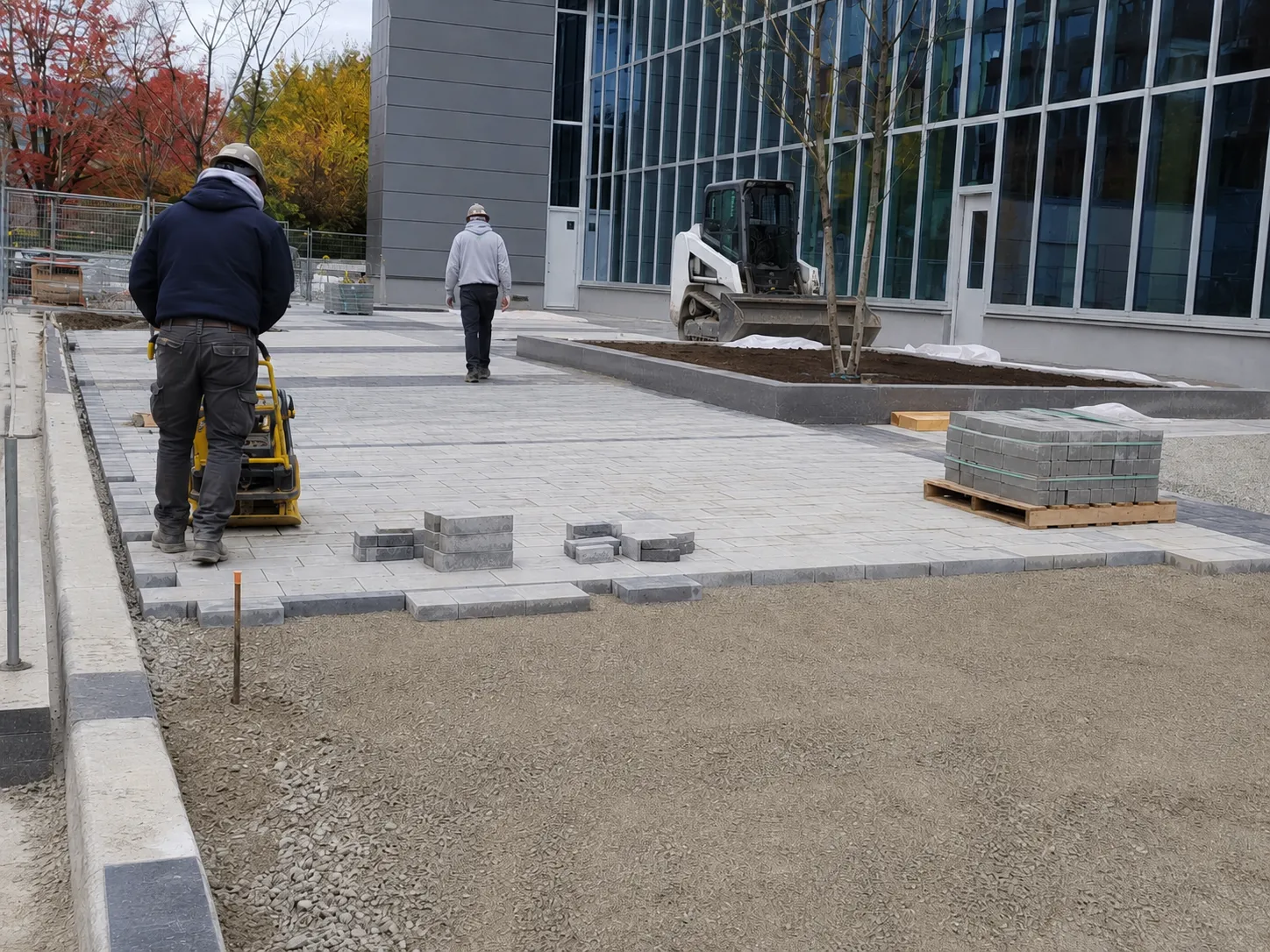 The Markham market for commercial hardscaping for Commercial Hardscaping in Markham