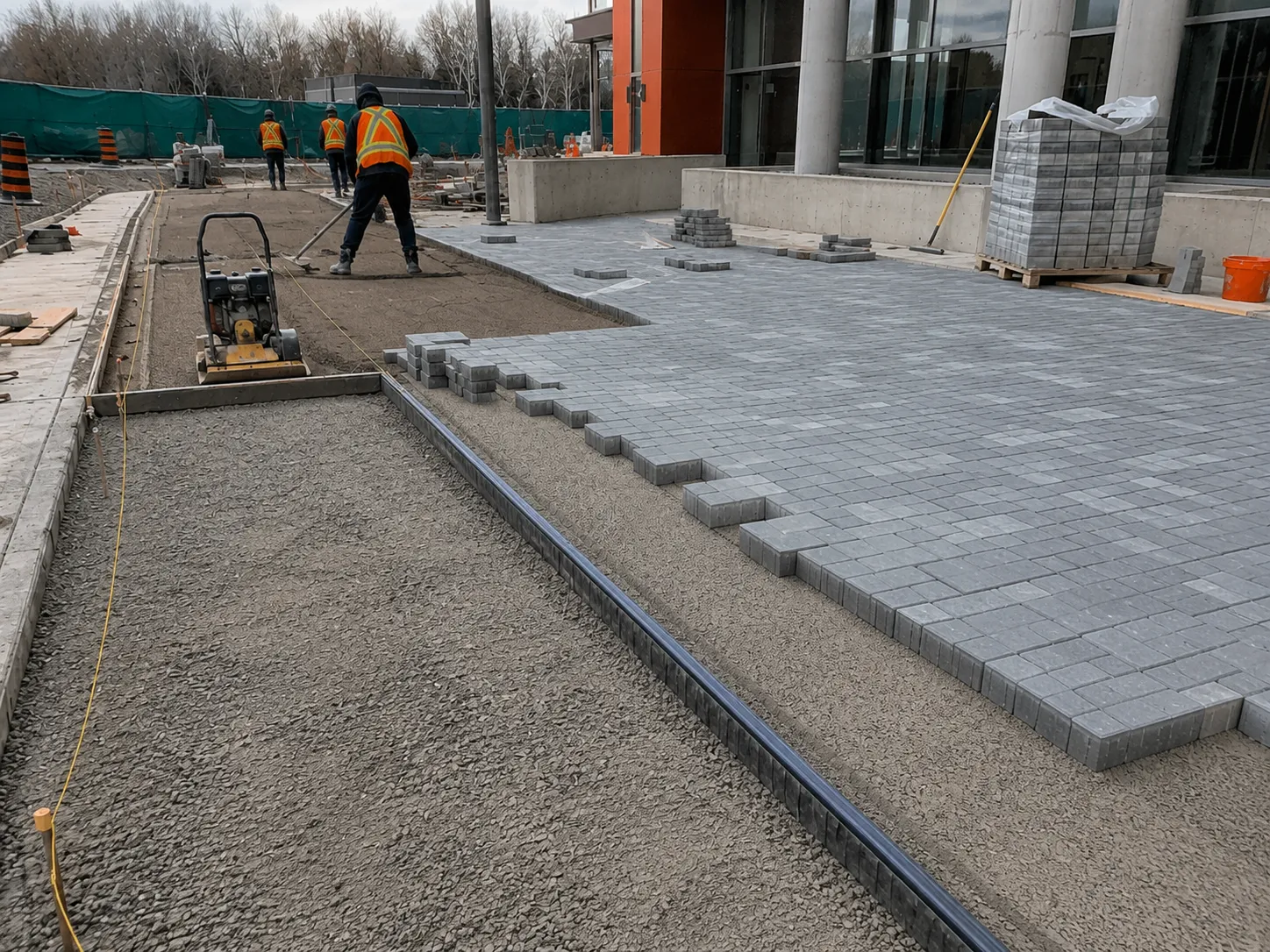 The Caledon market for commercial interlock and pavers for Commercial Interlock and Pavers in Caledon
