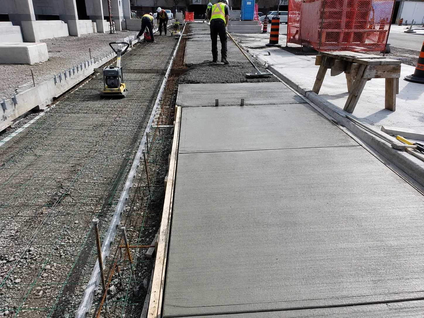 The Markham market for commercial sidewalks and walkways for Commercial Sidewalks and Walkways in Markham