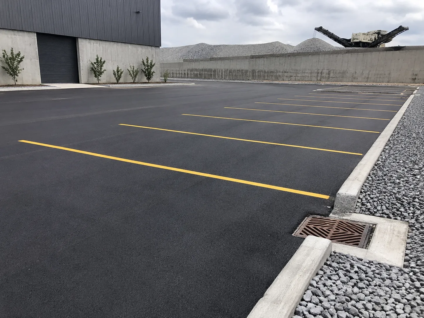 Completed Concrete and Asphalt Crushing and Recycling installation by Harrowgate Group