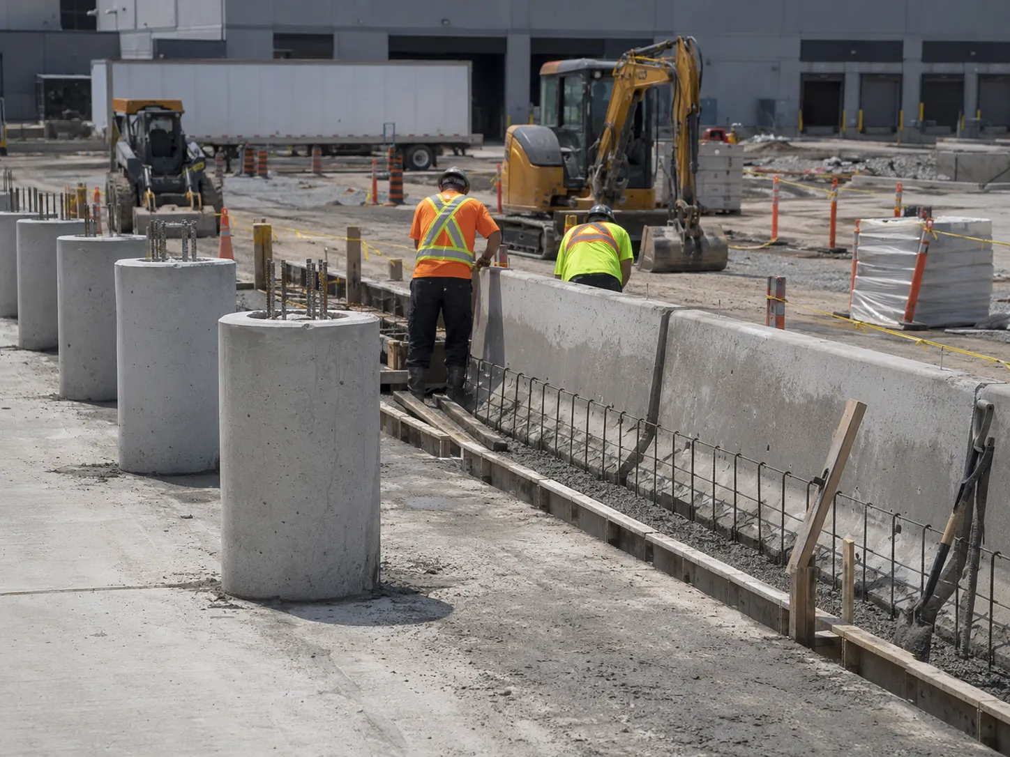 The Markham market for concrete barriers and bollards for Concrete Barriers and Bollards in Markham