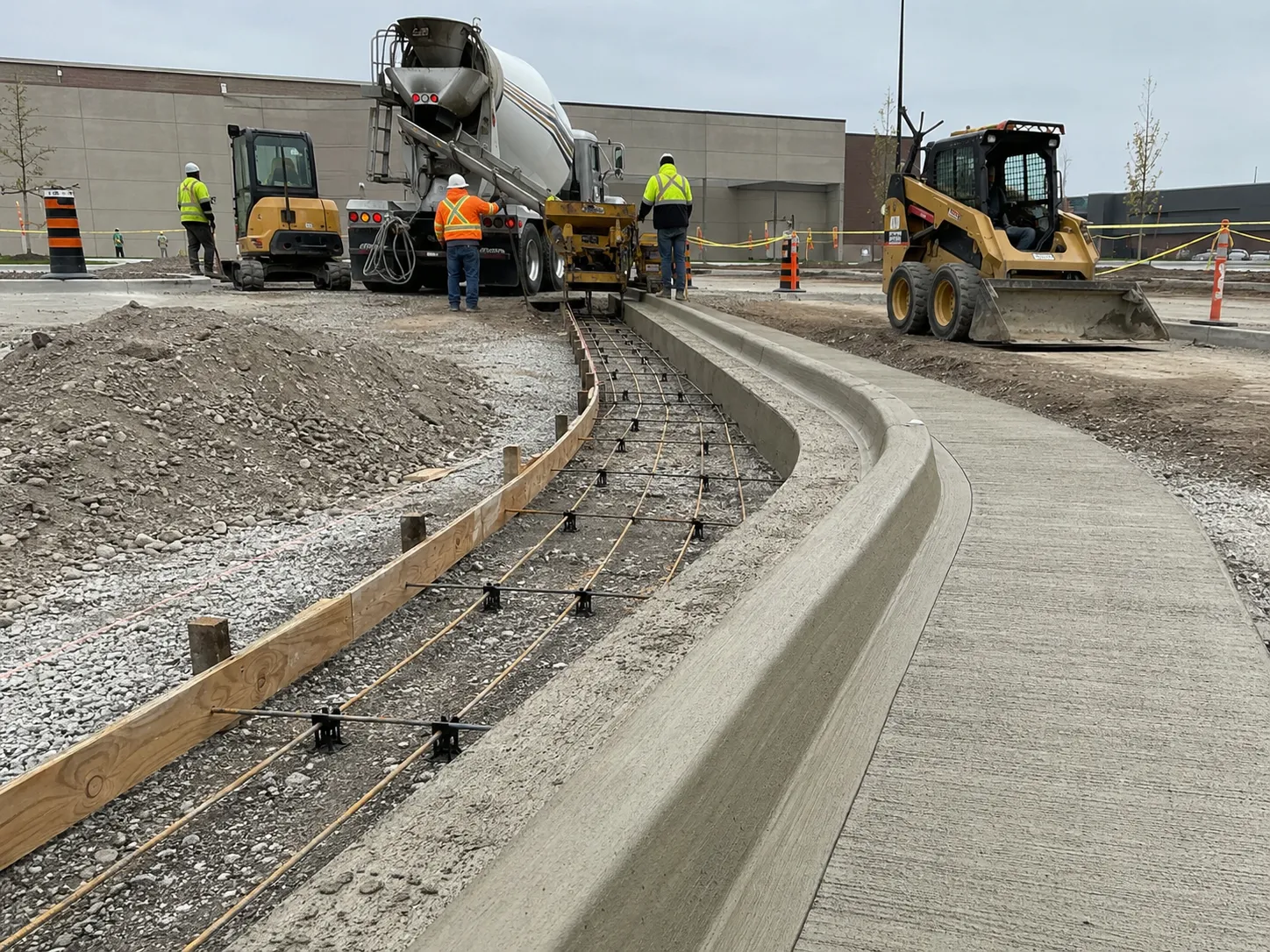 The Burlington market for concrete curbs and gutters for Concrete Curbs and Gutters in Burlington