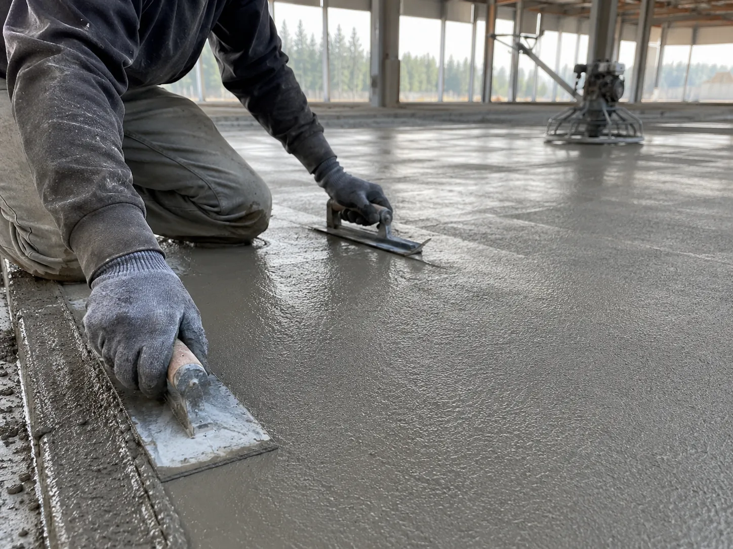 Completed Concrete Finishing installation in Barrie by Harrowgate Group