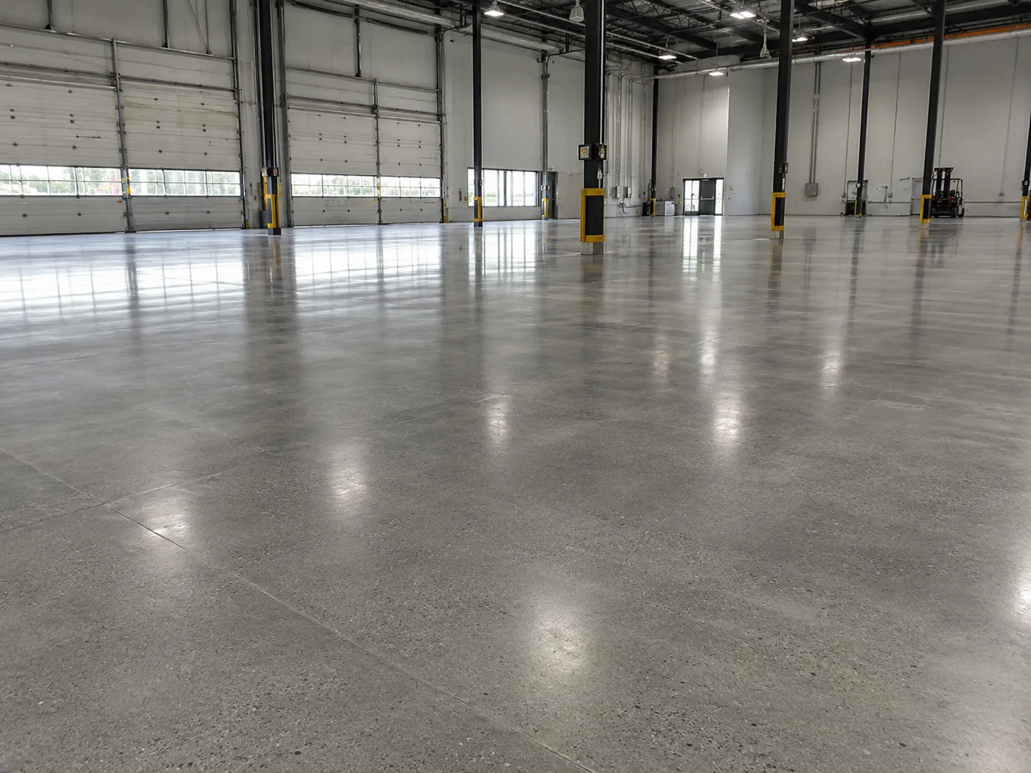 Completed Concrete Finishing installation by Harrowgate Group