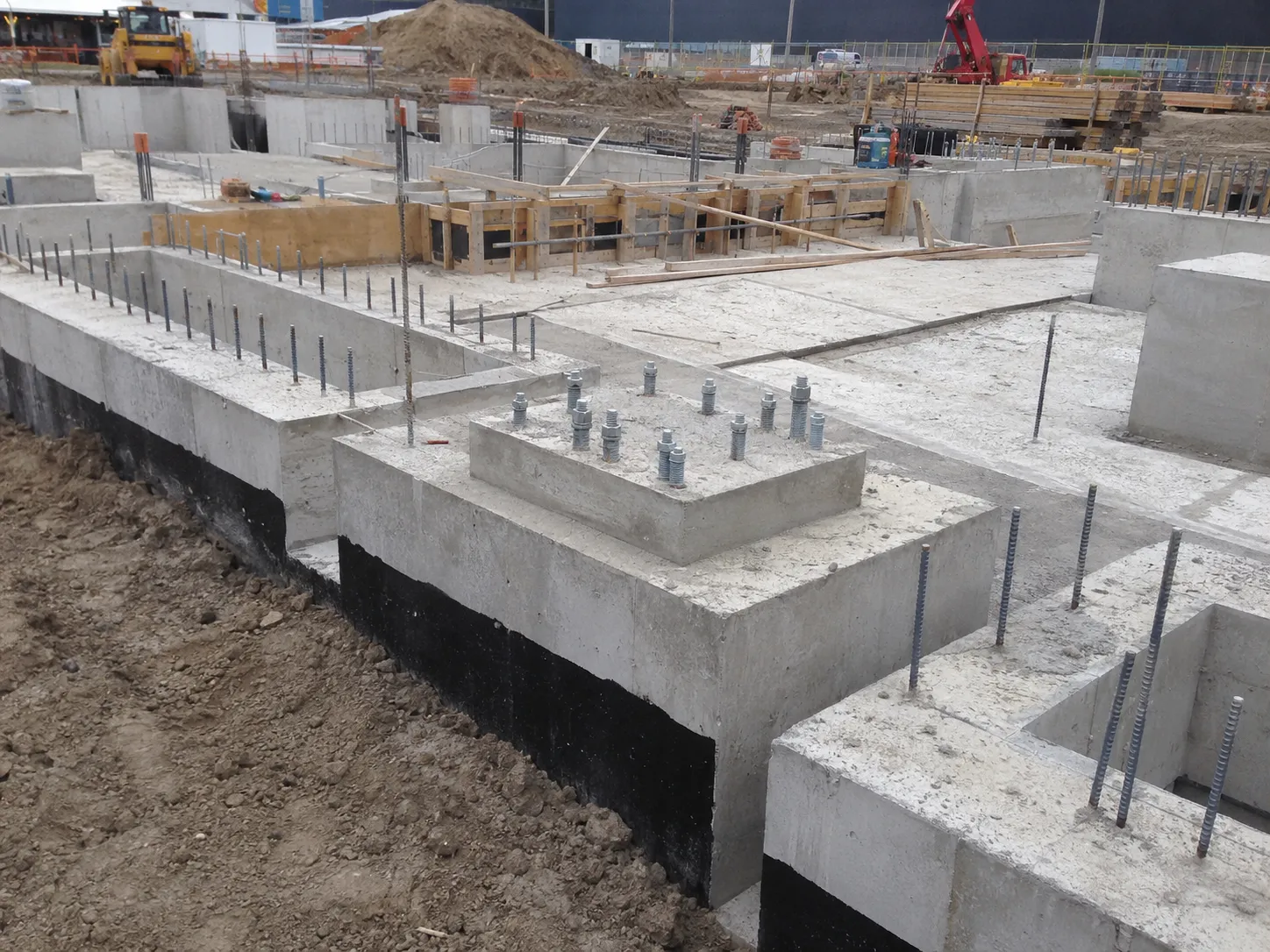 Completed Concrete Foundations installation in Barrie by Harrowgate Group