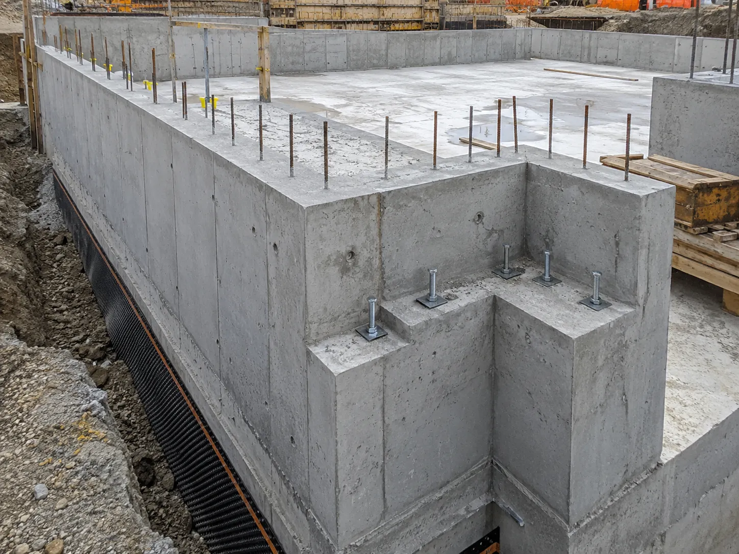 Concrete Foundations in Barrie being built and completed on site by Harrowgate Group