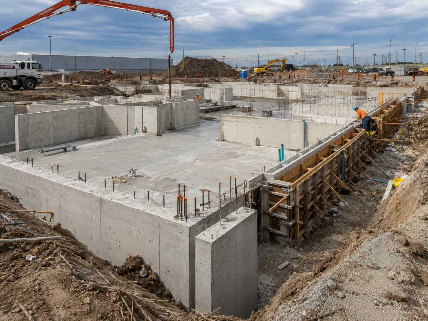The Barrie market for concrete foundations for Concrete Foundations in Barrie