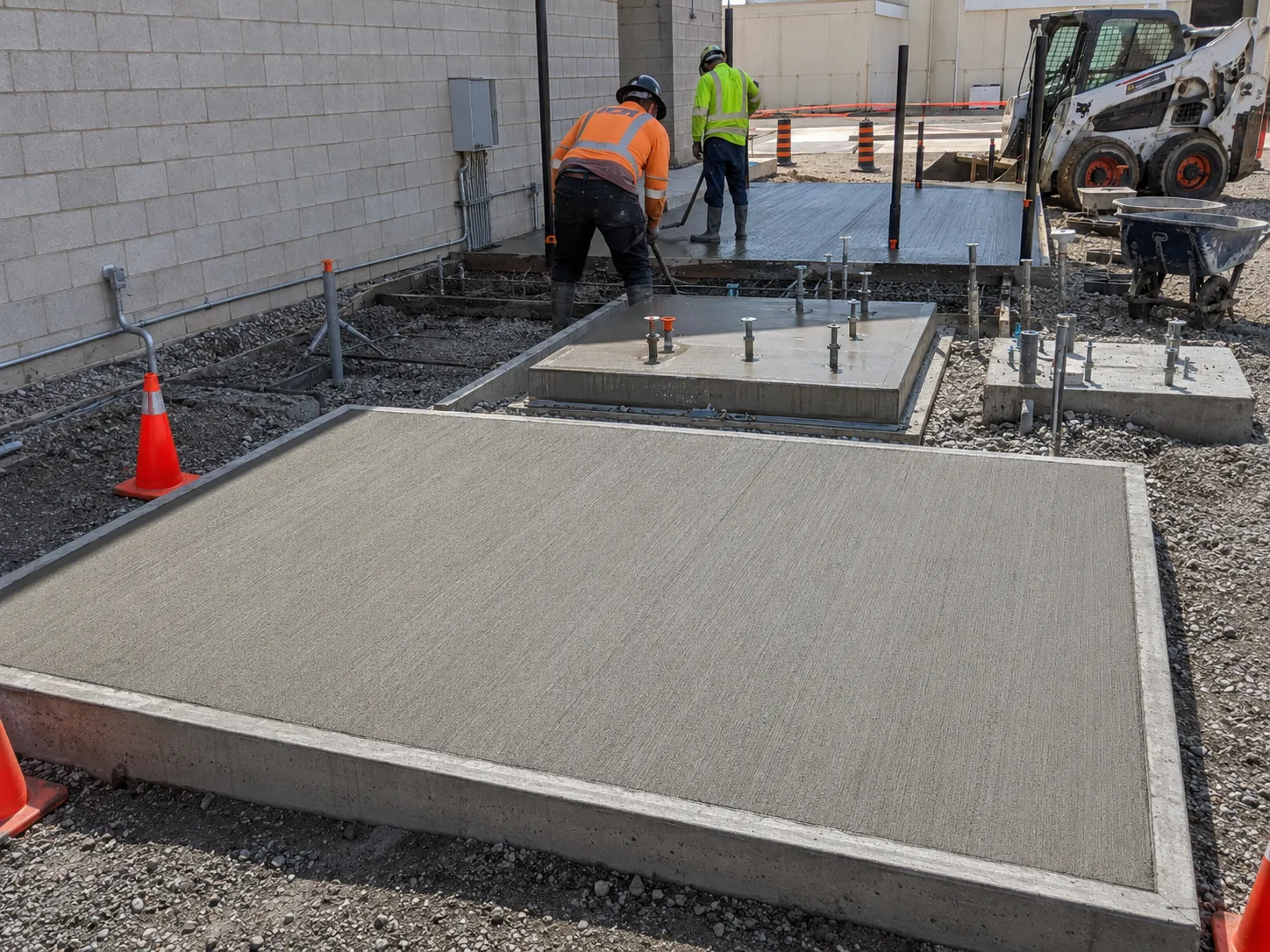 The Markham market for concrete pads for Concrete Pads in Markham