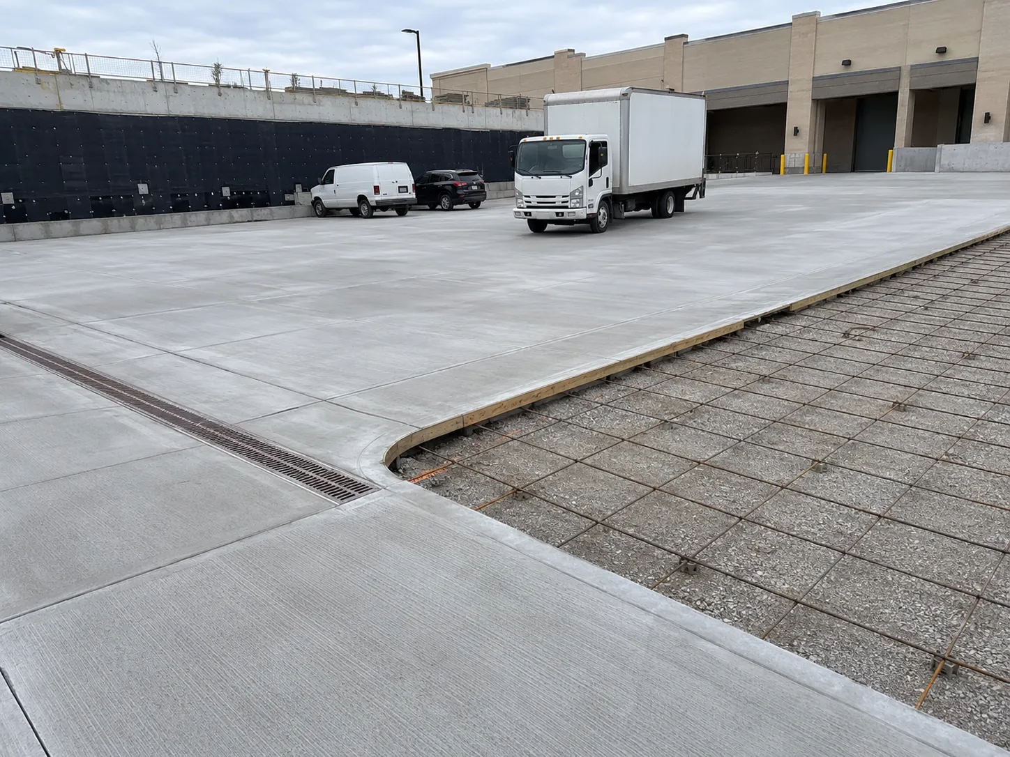 Completed Concrete Parking Lots installation in Caledon by Harrowgate Group