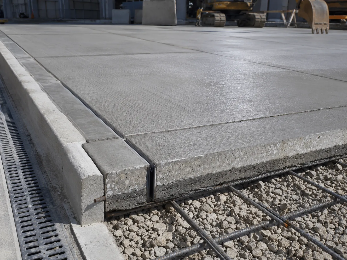 Concrete Parking Lots in Caledon being built and completed on site by Harrowgate Group
