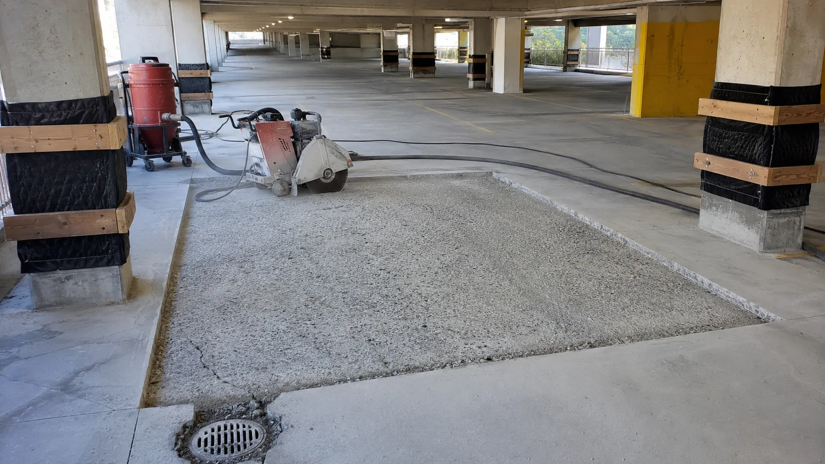 Concrete Repair Contractor in Aurora, Ontario, self-performed and completed by Harrowgate Group