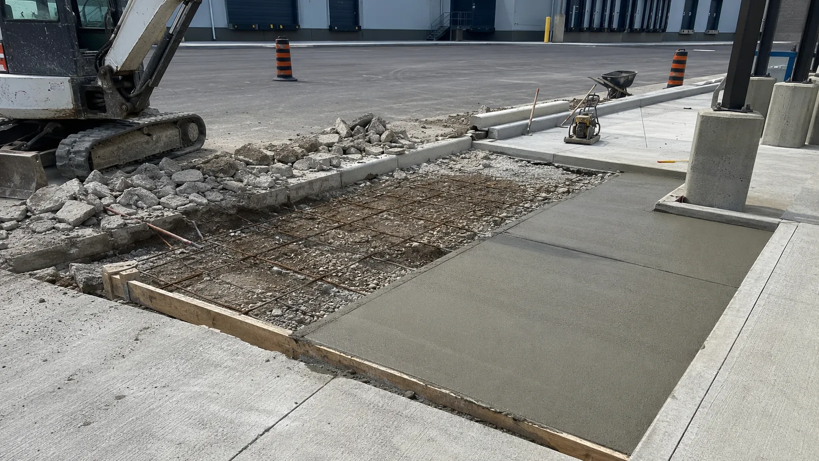 Concrete Replacement in Welland, Ontario, self-performed and completed by Harrowgate Group
