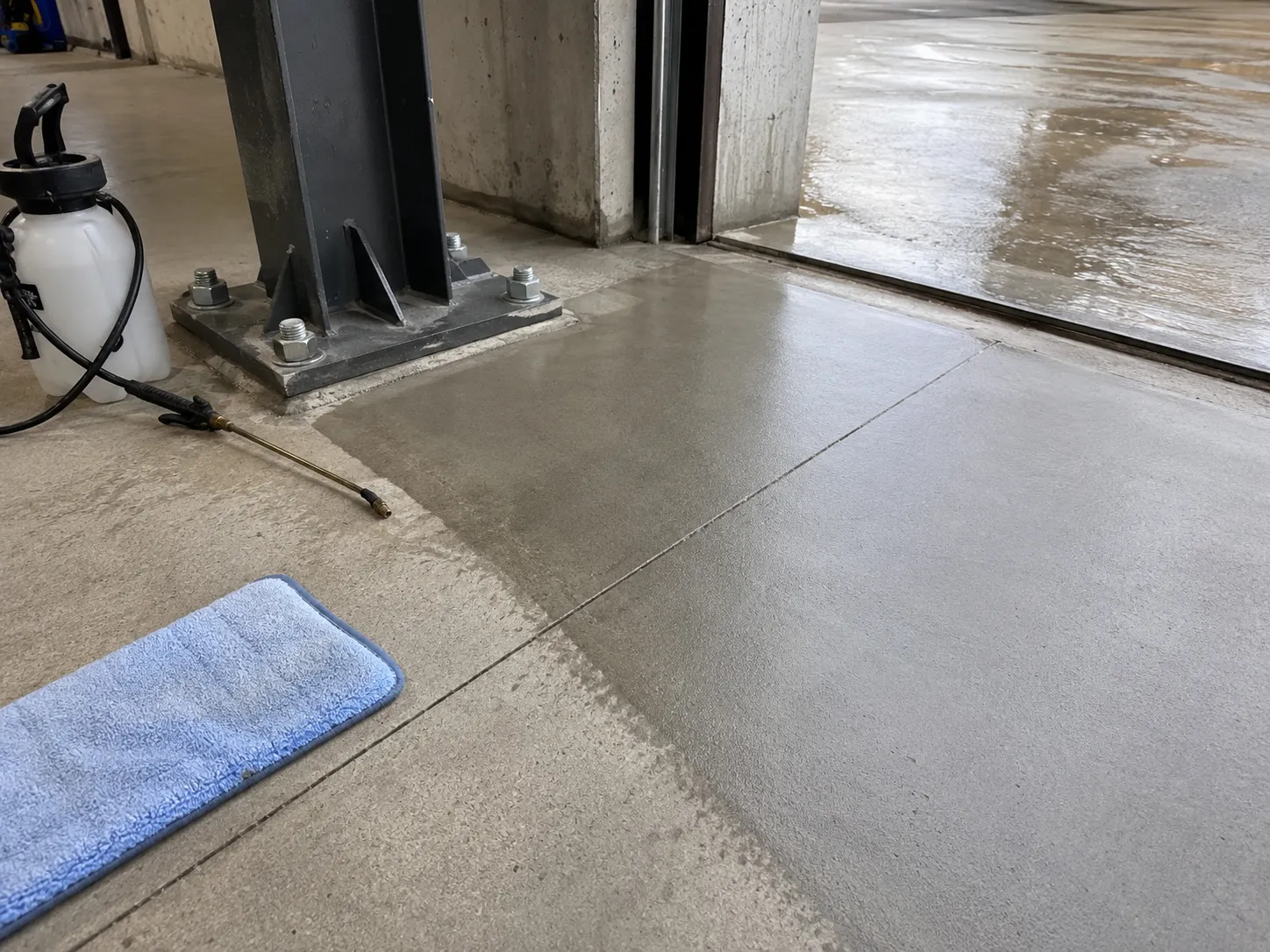 Concrete Sealing and Densifying in Waterloo being built and completed on site by Harrowgate Group