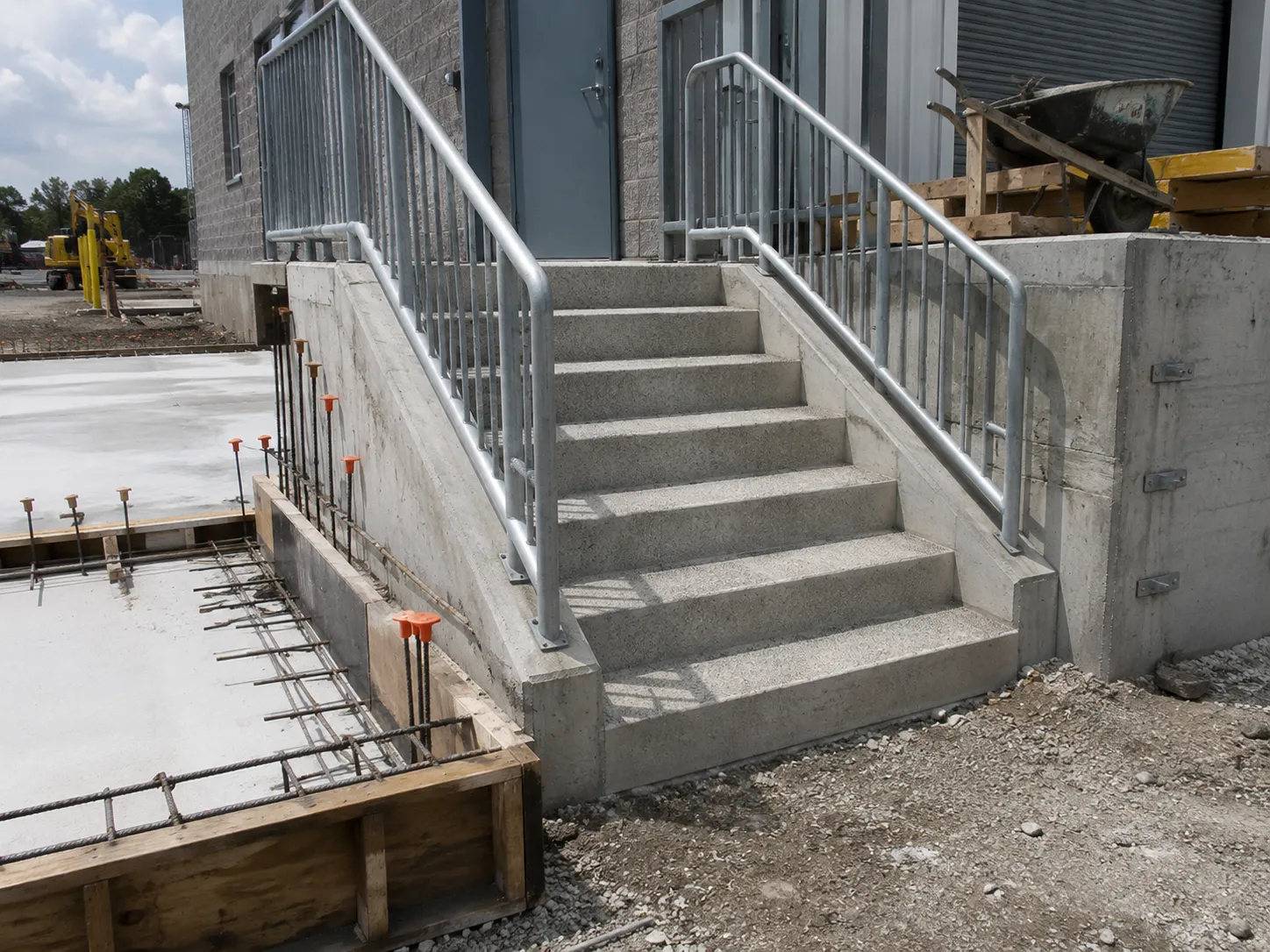 Completed Concrete Steps and Stairs installation in Markham by Harrowgate Group