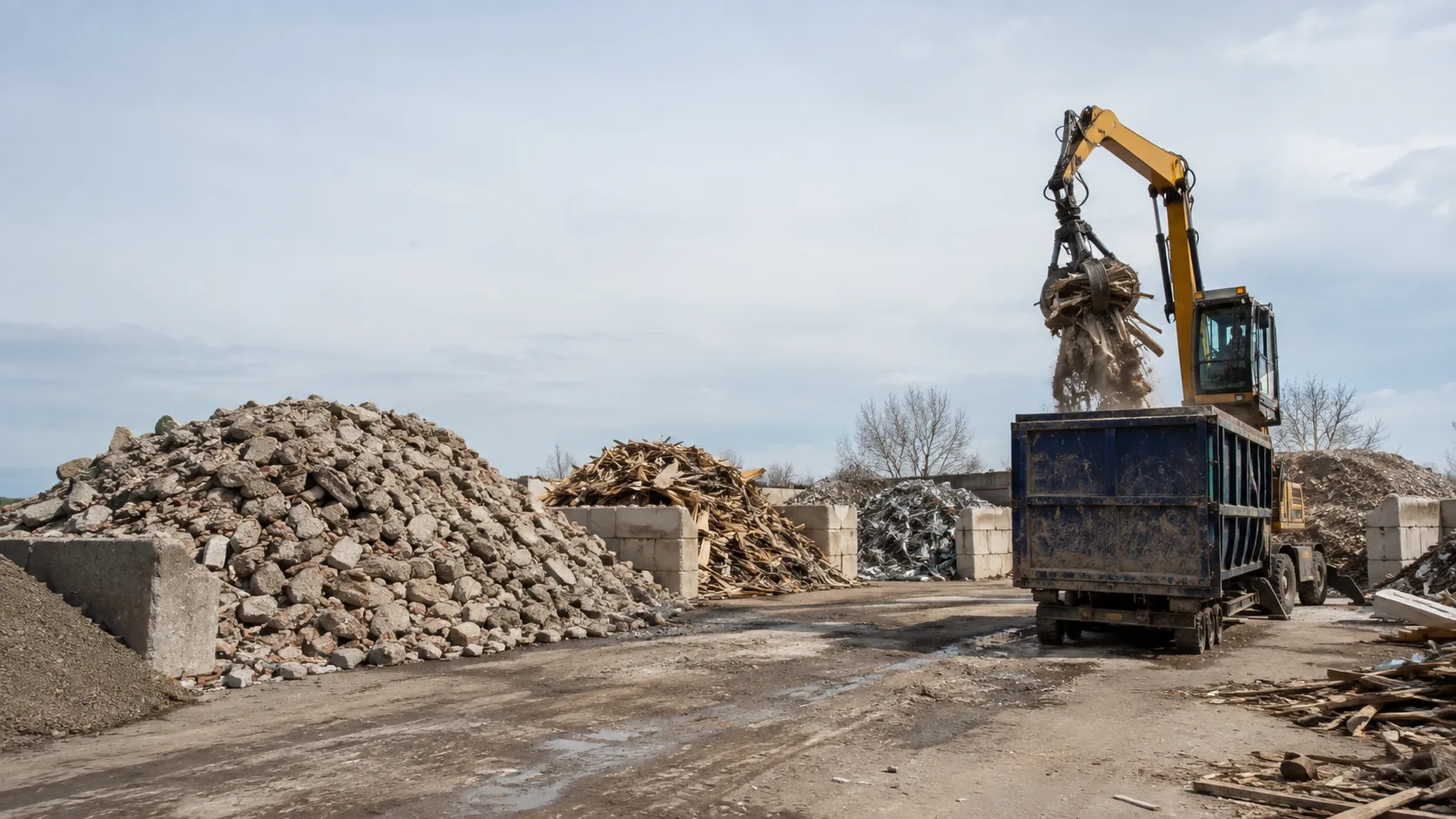 Construction and Demolition Waste Recycling, completed by Harrowgate Group