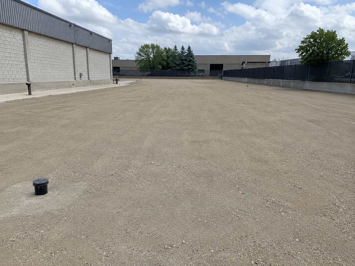 Completed Contaminated Soil Removal installation by Harrowgate Group