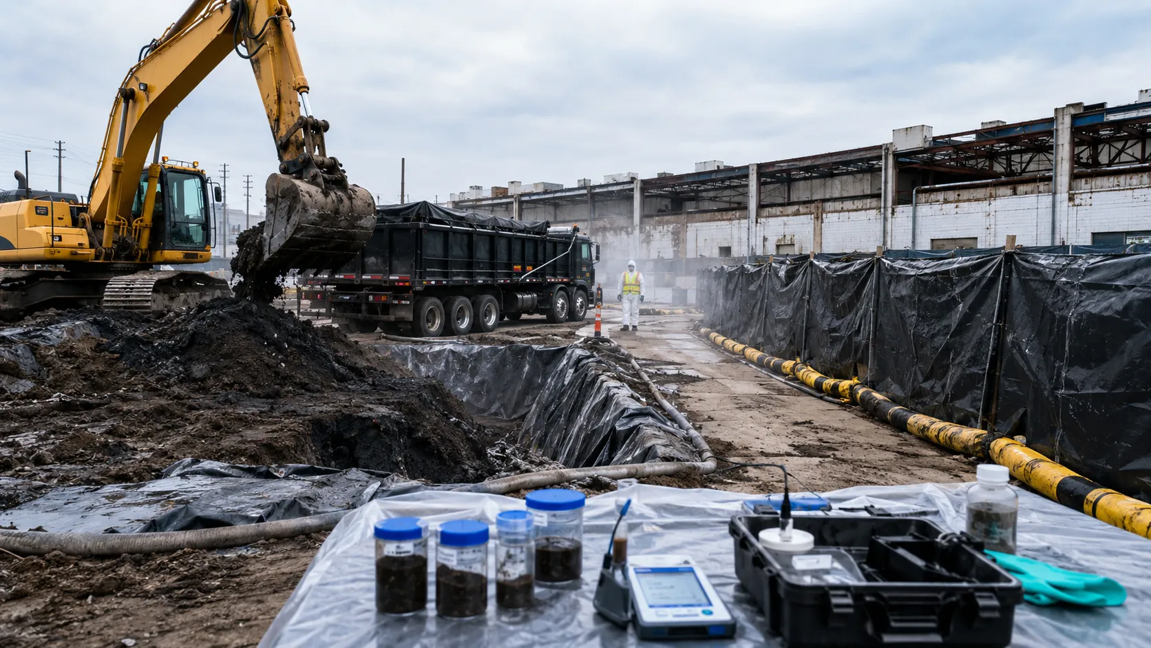 Contaminated Soil Removal, self-performed and completed by Harrowgate Group