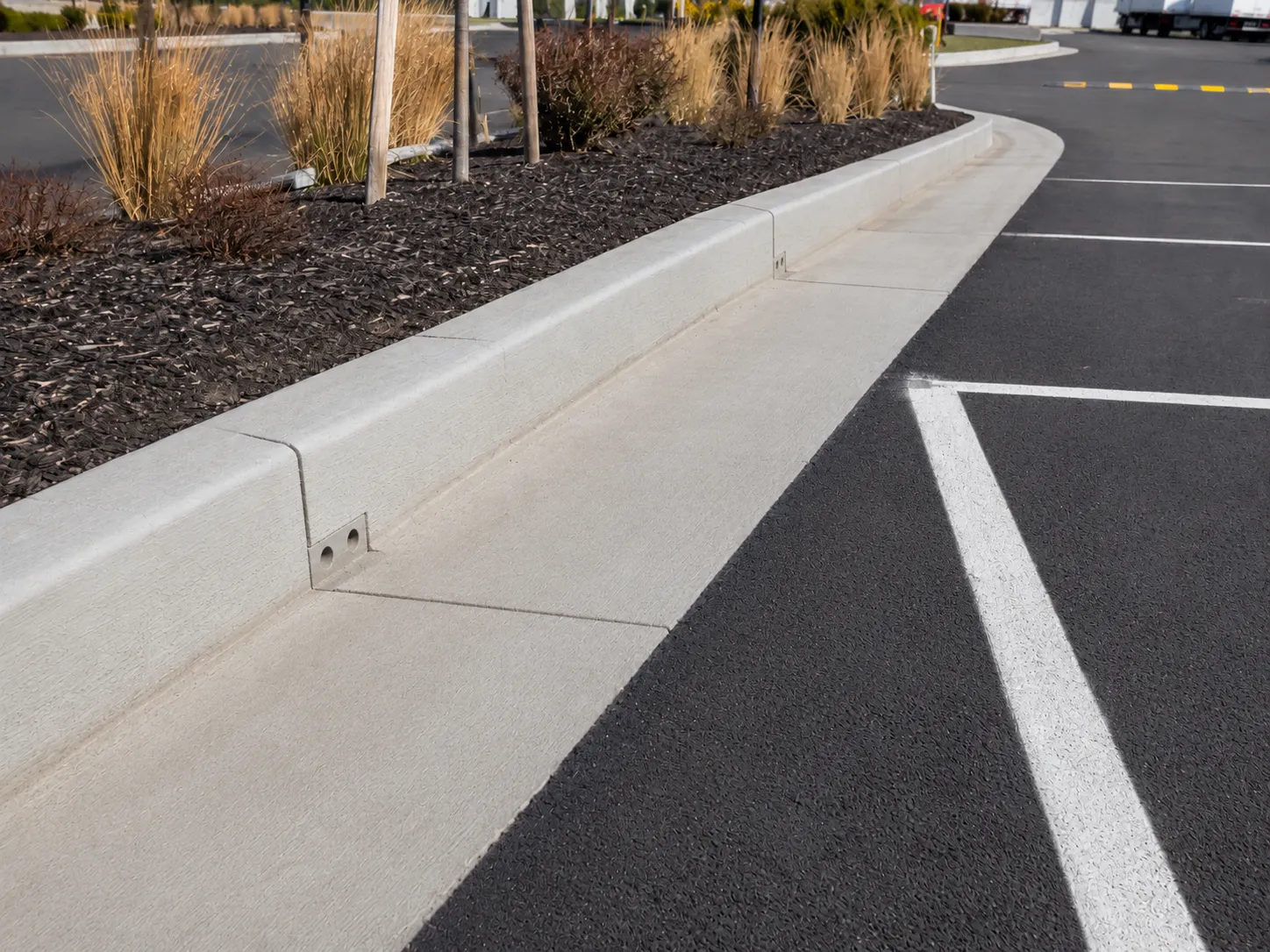 Completed Curb Repair installation by Harrowgate Group