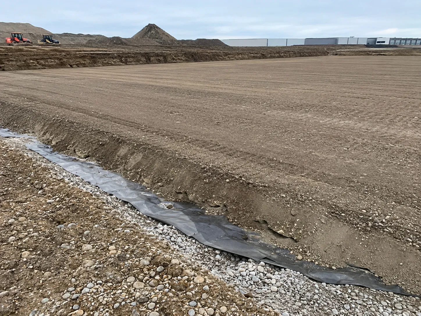 Completed Cut and Fill and Compaction installation in Kitchener by Harrowgate Group