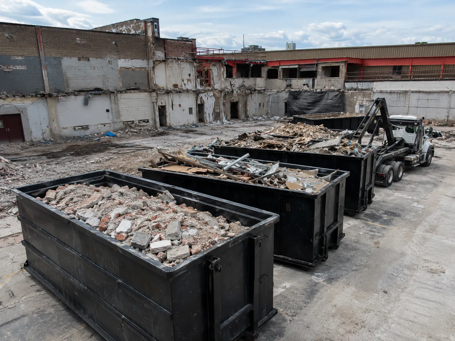 Completed Debris Removal and Disposal installation in Richmond Hill by Harrowgate Group