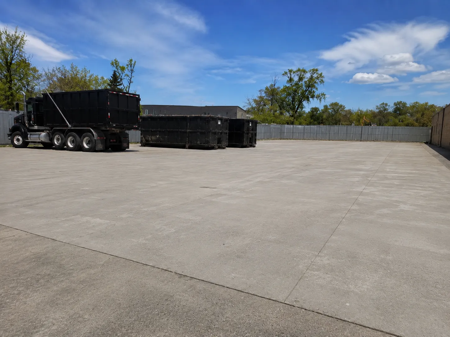 Completed Debris Removal and Disposal installation by Harrowgate Group