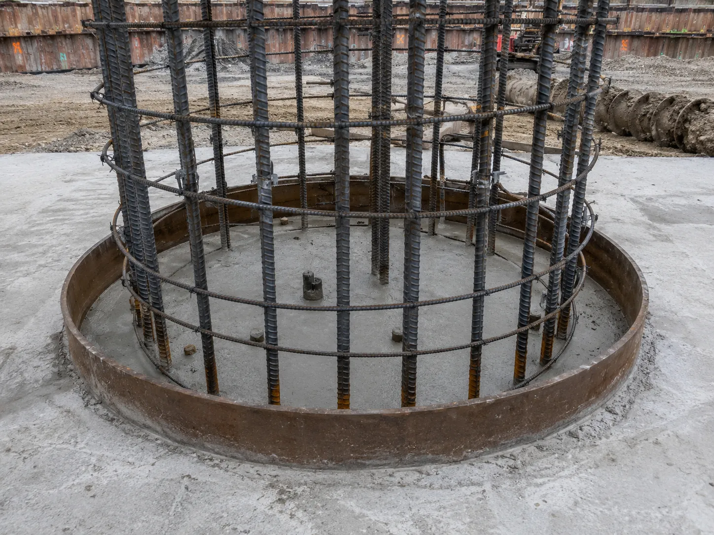 Deep Foundations and Caissons in Markham being built and completed on site by Harrowgate Group