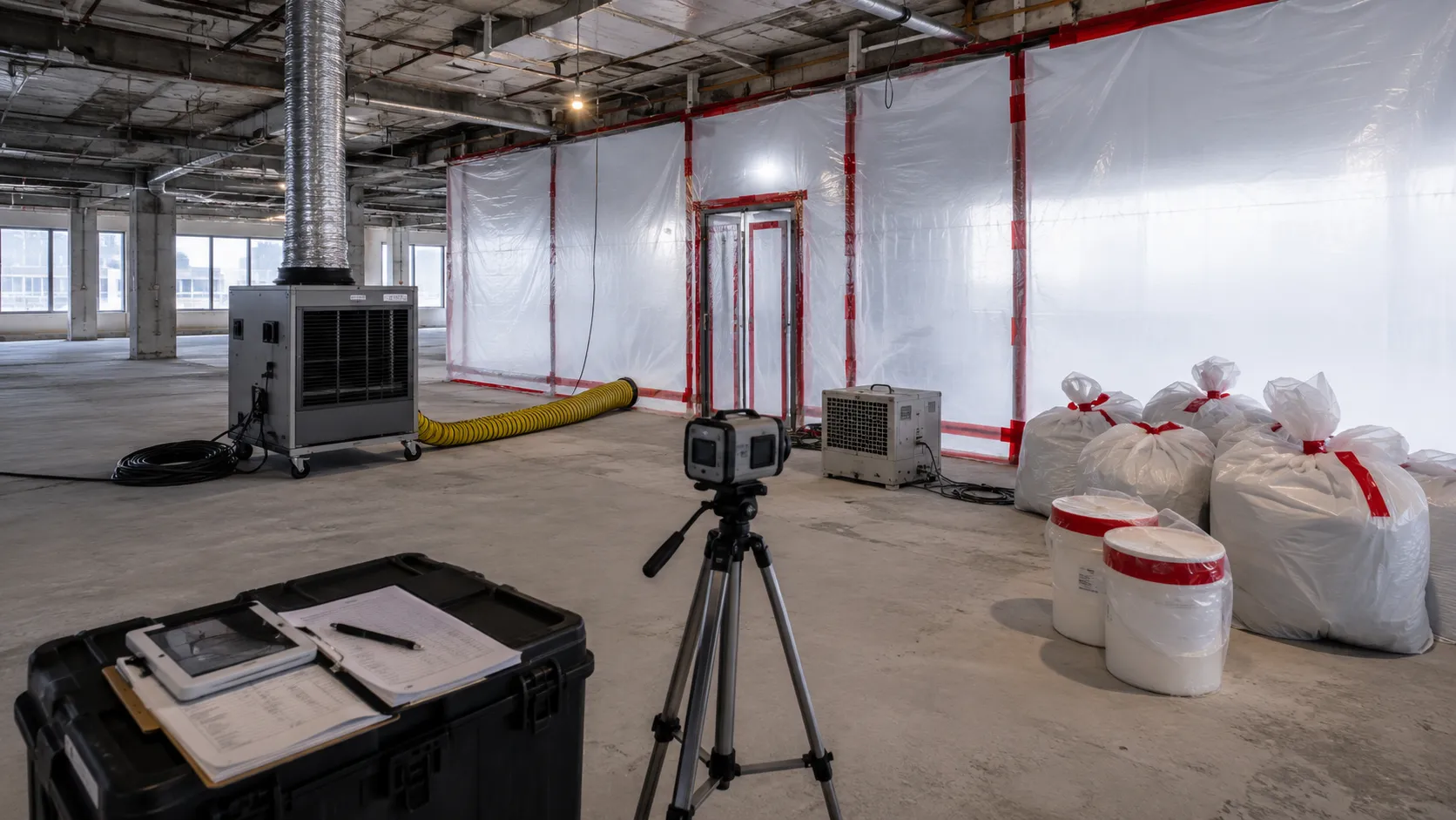 Designated Substance Abatement in Aurora, Ontario, self-performed and completed by Harrowgate Group