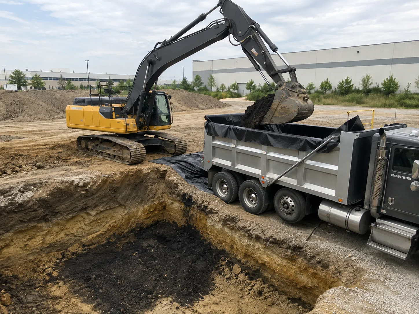 Dig and Dump Remediation across Milton property by Harrowgate Group