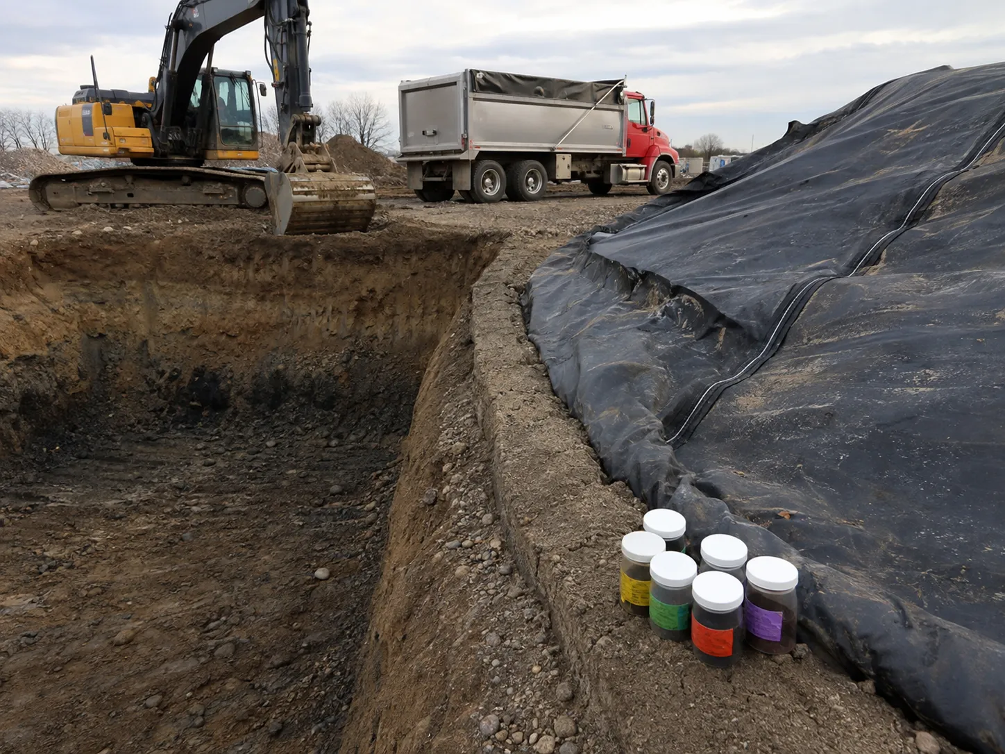Dig and Dump Remediation in Milton being built and completed on site by Harrowgate Group