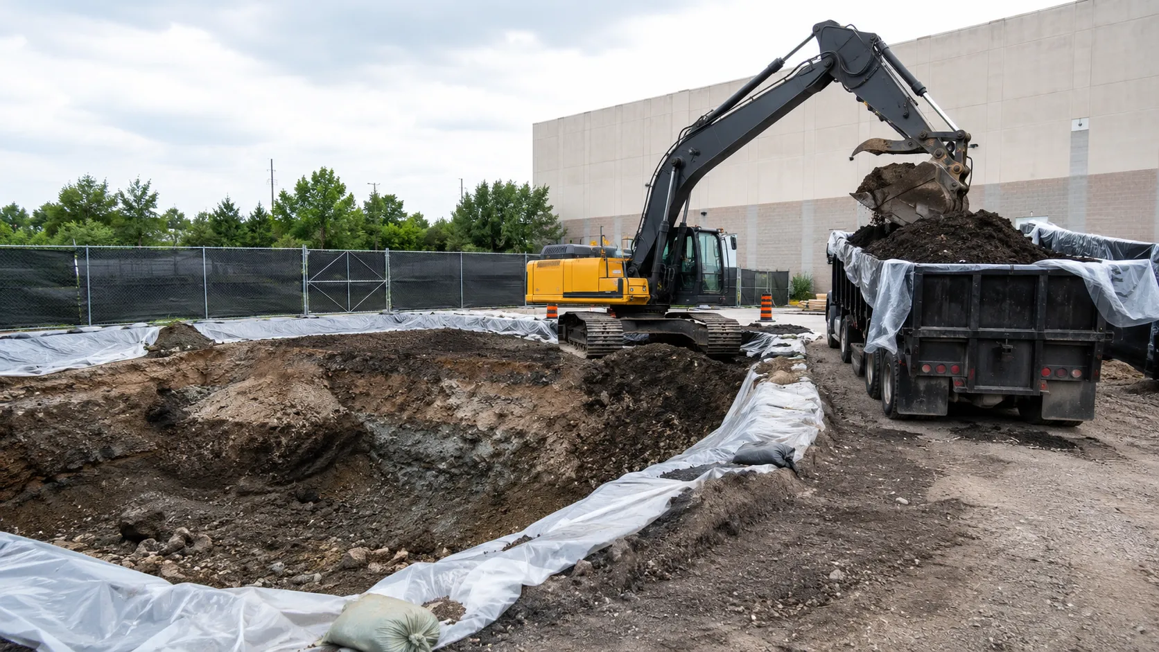 Dig and Dump Remediation in Milton, Ontario, completed by Harrowgate Group