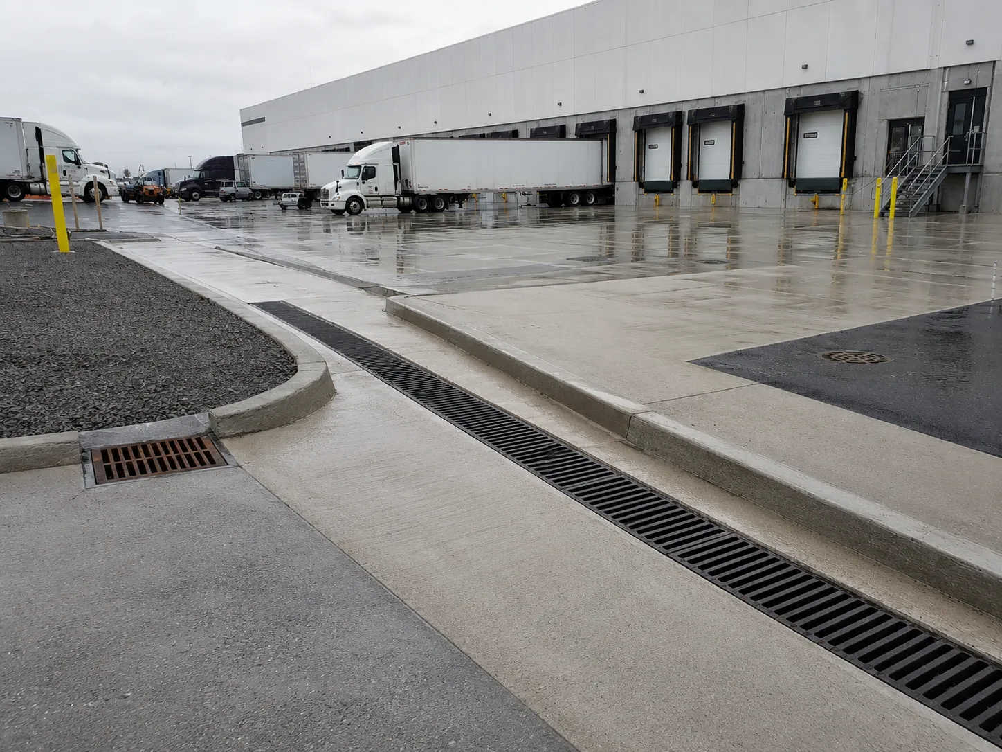 Completed Drainage Contractor installation in Aurora by Harrowgate Group