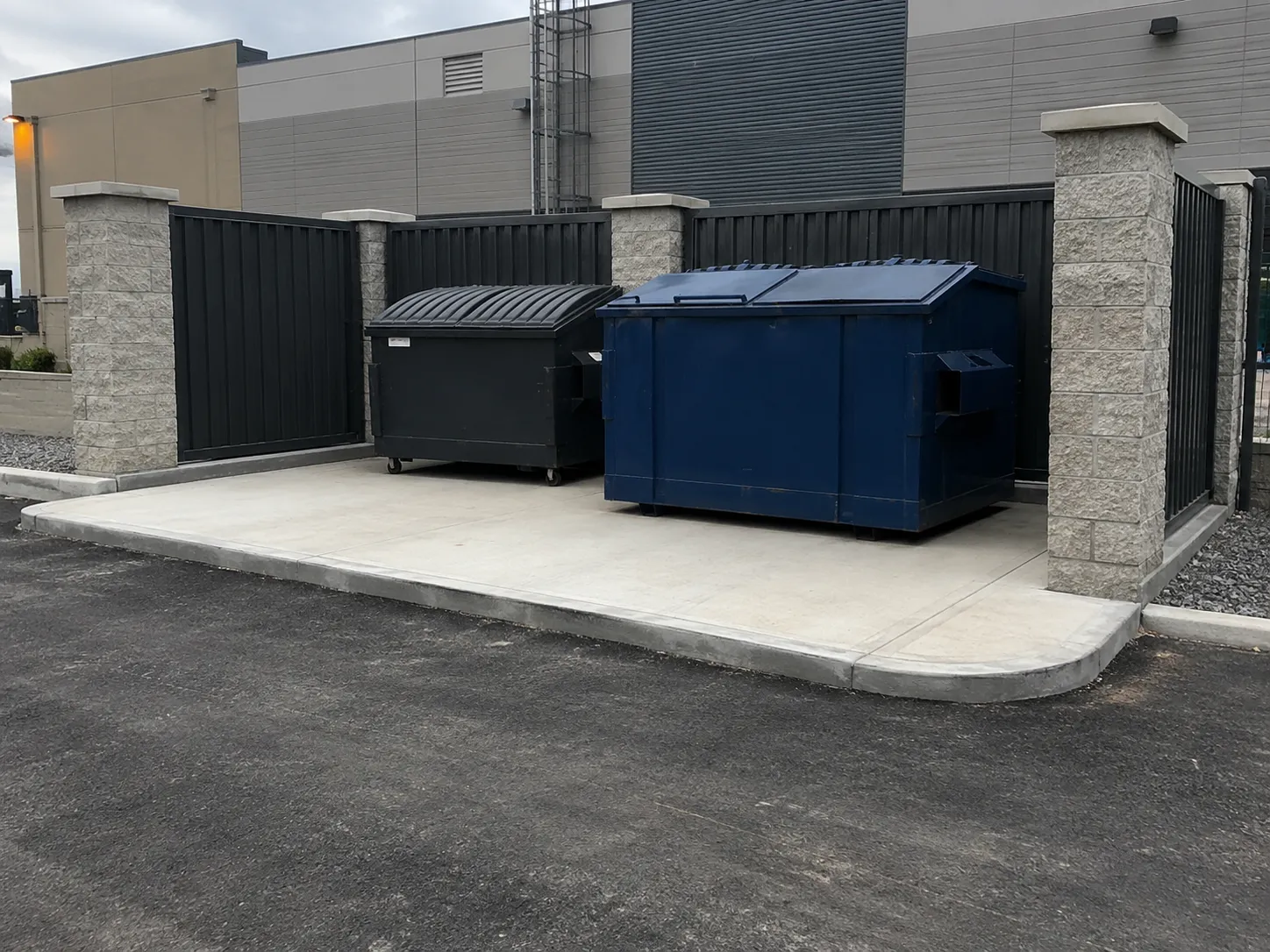 Where dumpster and enclosure pads are needed in Aurora for Dumpster and Enclosure Pads in Aurora
